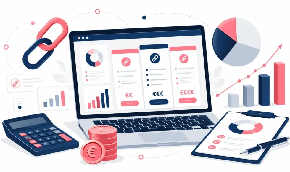 Professionista analizza fonti web e visibilità di un brand nelle risposte AI