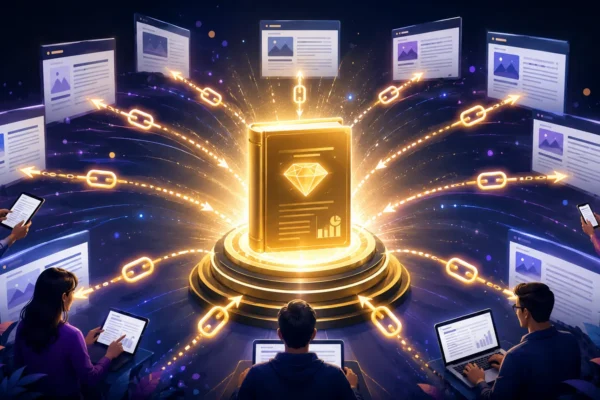 Linkable asset centrale che attrae backlink da siti e contenuti esterni